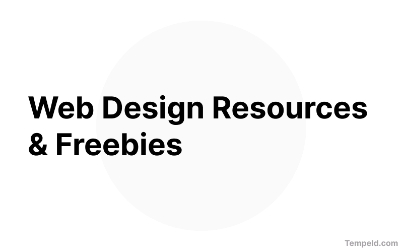 Web Design Resources Freebies